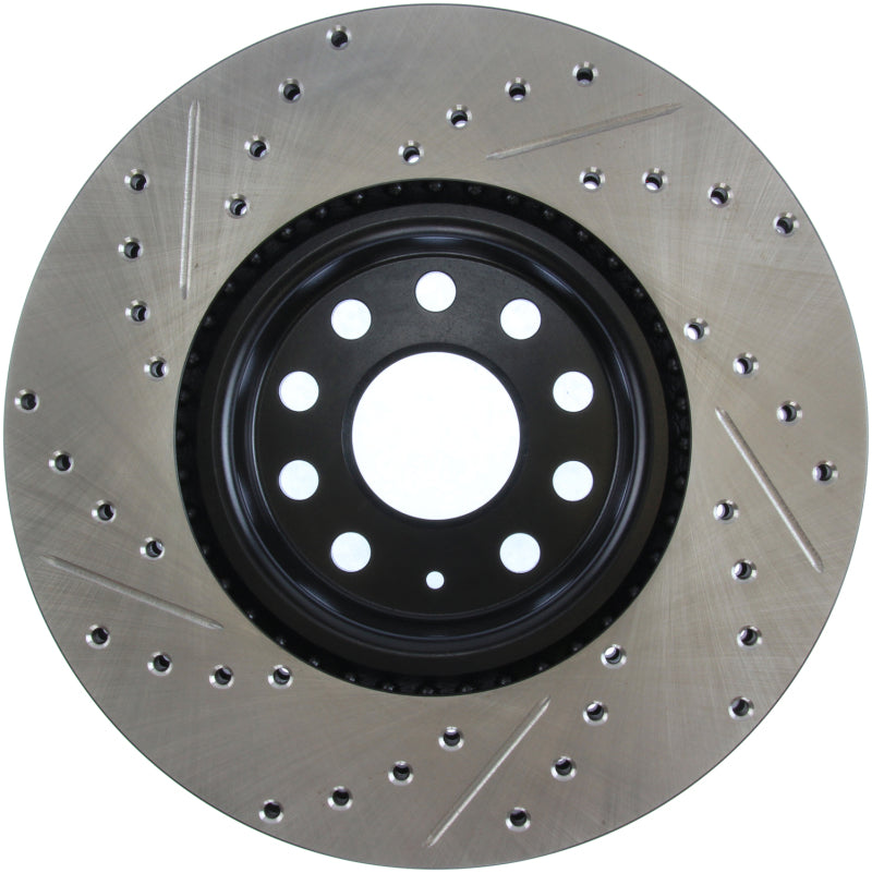 StopTech Slotted & Drilled Sport Brake Rotor Stoptech Brake Rotors - Slot & Drilled  AXOPROS