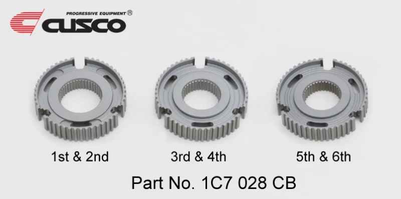 Cusco 23+ Toyota GR Corolla/22+ Toyota GR Yaris Reinforced Transmission Clutch Sync. Hub Set Cusco Clutch Rebuild Kits  AXOPROS