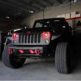 Oracle 7in High Powered LED Headlights - Black Bezel - Dynamic - Dynamic SEE WARRANTY ORACLE Lighting Headlights  AXOPROS