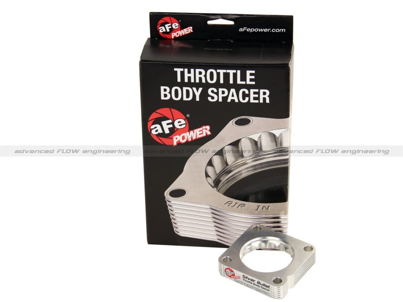 aFe Silver Bullet Throttle Body Spacer 12 Honda Civic Si  / 08-12 Honda Accord / 09-12 Acura TSX aFe Throttle Body Spacers  AXOPROS