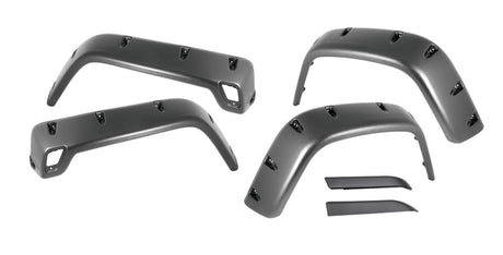 Rugged Ridge 6-Piece Fender Flare Kit 97-06 Jeep Wrangler Rugged Ridge Fender Flares  AXOPROS
