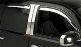 Putco 14-14 Chevrolet Silverado HD - Crew Cab (Set of 4) Element Chrome Window Visors Putco Wind Deflectors  AXOPROS