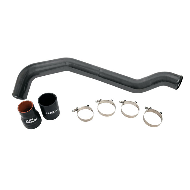 Wehrli 04.5-10 Chevrolet 6.6L LLY/LBZ/LMM Duramax Driver Side 3in Intercooler Pipe - Gloss White Wehrli Intercooler Pipe Kits  AXOPROS