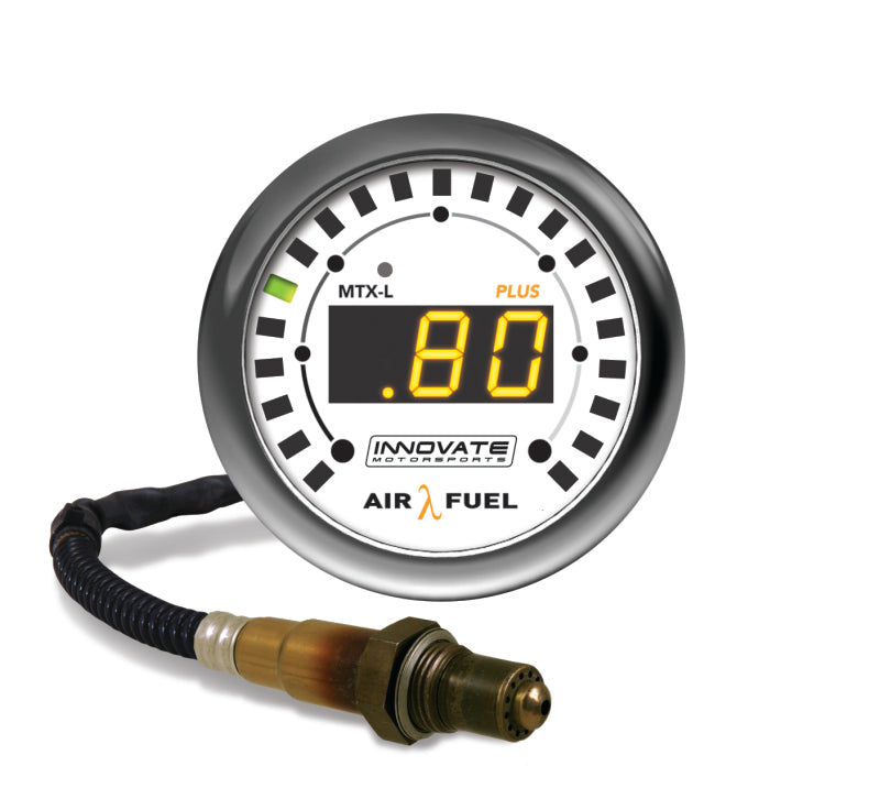 Innovate MTX-L PLUS Digital Air/Fuel Ratio Gauge Kit 8ft w/O2 Sensor Innovate Motorsports Gauges  AXOPROS