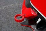 PERRIN 17-21 Honda Civic Si/Type R/Touring/Hatchback Tow Hook Kit Rear - Red Perrin Performance Tow Hooks  AXOPROS