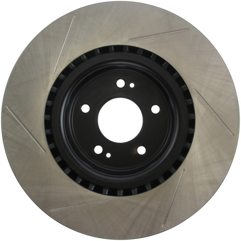 StopTech Power Slot 10 Hyundai Genesis Coupe Track Front Left Slotted Rotor Stoptech Brake Rotors - Slotted  AXOPROS