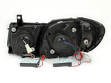ANZO 1998-2007 Lexus Lx470 Projector Headlights w/ Halo Chrome (CCFL) ANZO Headlights  AXOPROS