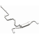 MagnaFlow 10-12 Mazda 3 L4 2.5L Hatchback Split Rear Exit Stainless Cat Back Performance Exhaust Magnaflow Catback  AXOPROS