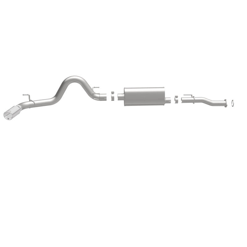 MagnaFlow Cat-Back 2016 Toyota Tacoma 3.5L V6 SS 3in Single Pass Side Exit Rear 4in Tip Magnaflow Catback  AXOPROS