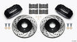 Wilwood DPHA Front Caliper & Rotor Kit Drilled Honda / Acura w/ 262mm OE Rotor Wilwood Big Brake Kits  AXOPROS