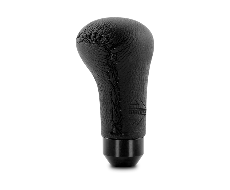 Momo Anatomico Shift Knob - Black Leather, Black Stitching MOMO Shift Knobs  AXOPROS