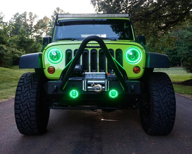 Oracle 7in High Powered LED Headlights - Black Bezel - ColorSHIFT - BC1 SEE WARRANTY ORACLE Lighting Headlights  AXOPROS