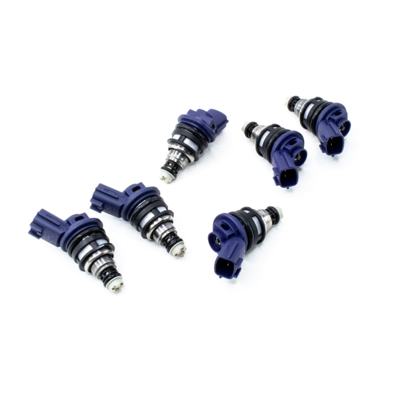 DeatschWerks 96-99 Nissan I30 VQ30 / RB25DET / Maxima VQ30de / 300zx 550cc Side Feed Injectors DeatschWerks Fuel Injector Sets - 6Cyl  AXOPROS