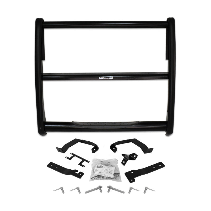 Go Rhino 17-19 Ford F-250/F-350 Super Duty 3000 Series StepGuard - Black (Center Grille Guard Only) Go Rhino Grille Guards  AXOPROS