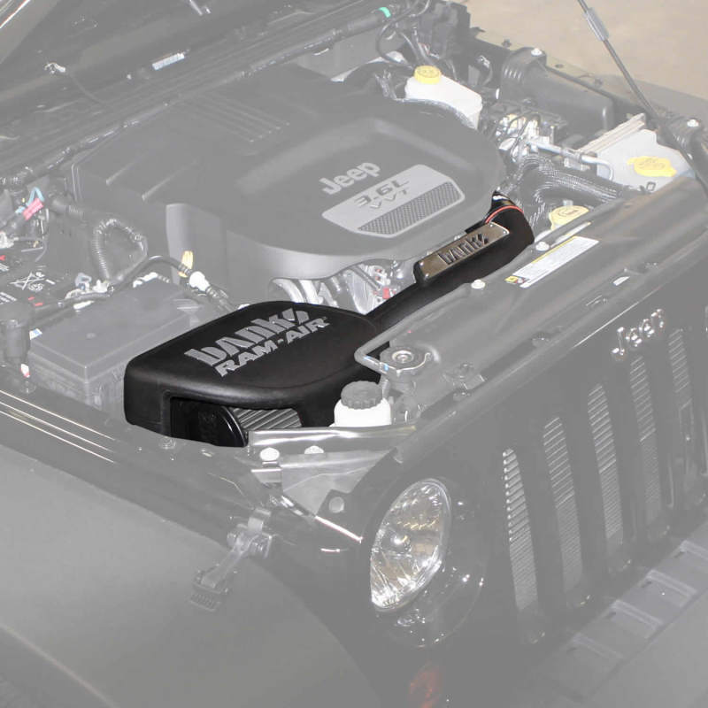 Banks Power 12-15 Jeep 3.6L Wrangler Ram-Air Intake System - Dry Filter Banks Power Short Ram Air Intakes  AXOPROS