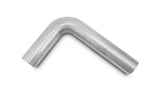 Vibrant 90 Degree Mandrel Bend 2in OD x 6in CLR 304 Stainless Steel Tubing Vibrant Steel Tubing  AXOPROS
