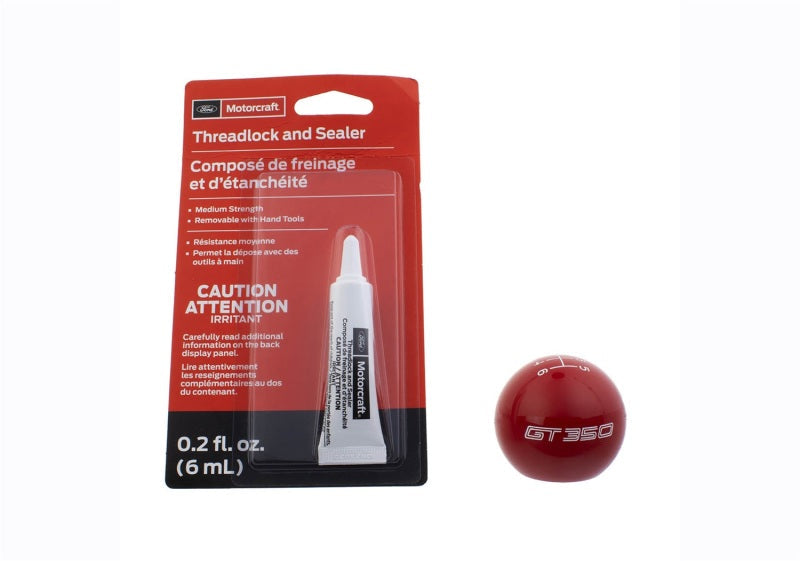 Ford Racing 15-19 Mustang GT350 Shift Knob 6-Speed - Red Ford Racing Shift Knobs  AXOPROS