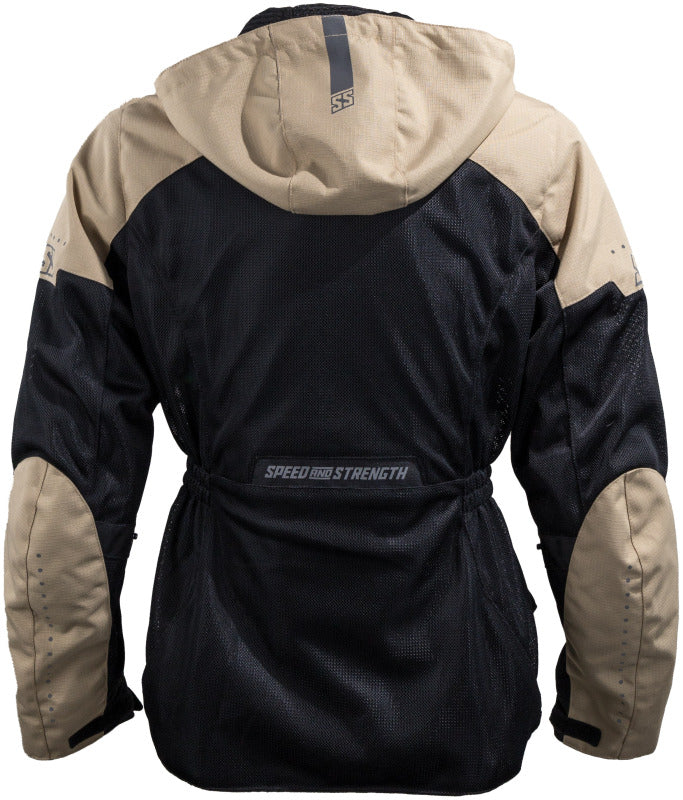 Speed and Strength Starstruck Mesh Jacket Trench Tan/Black Womens - Small Speed and Strength Jackets - Textile  AXOPROS