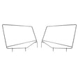 Rugged Ridge Upper Door Skin Frames 87-95 Jeep Wrangler YJ Rugged Ridge Door Panels  AXOPROS