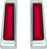 Kuryakyn Tracer L.E.D. Inserts For Saddlebag Supports Chrome Kuryakyn Light Bars & Cubes  AXOPROS