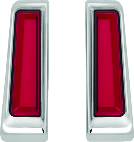 Kuryakyn Tracer L.E.D. Inserts For Saddlebag Supports Chrome Kuryakyn Light Bars & Cubes  AXOPROS