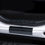 Putco 15-20 Ford F-150 - SuperCrew w/ F-150 Etchinng (4pcs) Black Platinum Door Sills Putco Door Panels  AXOPROS