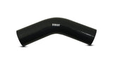 Vibrant 4 Ply Reinforced Silicone Elbow Connector - 1.5in I.D. - 45 deg. Elbow (BLACK) Vibrant Silicone Couplers & Hoses  AXOPROS