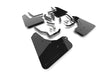 Rally Armor 2025+ Toyota 4Runner Black UR Mud Flap w/ Metallic Black Logo Rally Armor Mud Flaps  AXOPROS