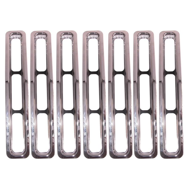 Rugged Ridge Grille Inserts Chrome 87-95 Jeep Wrangler YJ Rugged Ridge Grilles  AXOPROS