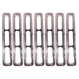 Rugged Ridge Grille Inserts Chrome 87-95 Jeep Wrangler YJ Rugged Ridge Grilles  AXOPROS