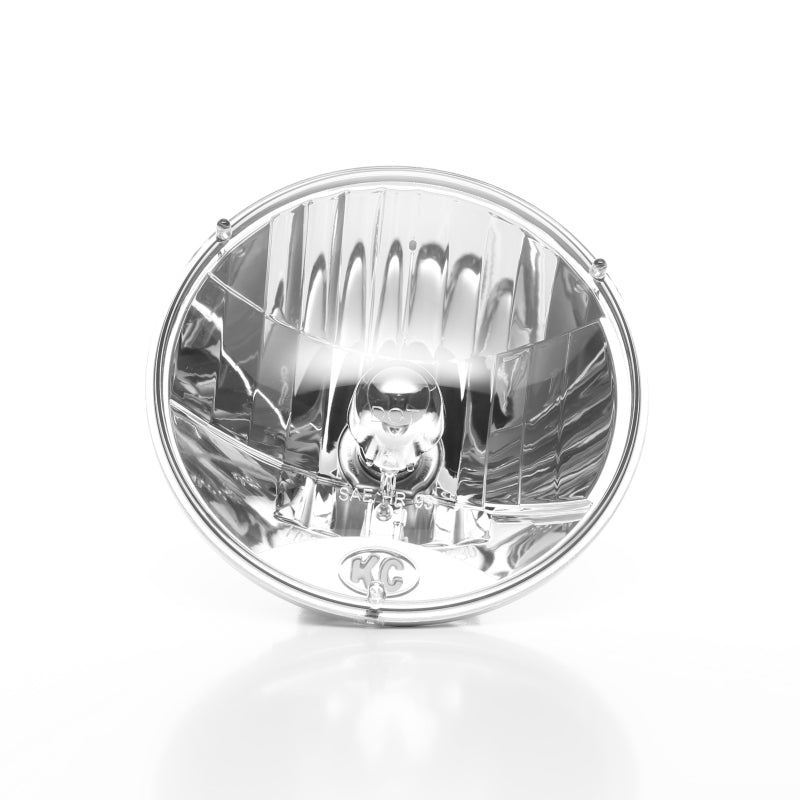 KC HiLiTES Universal/97-06 Jeep TJ 7in. Halogen H4 DOT Headlight 55/60w Lexan (Pair Pack System) KC HiLiTES Headlights  AXOPROS