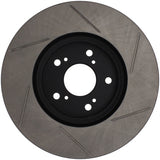StopTech Power Slot Slotted 99-08 Acura TL (STD Caliper) / 01-03 CL / 04-09 TSX Front Right Rotor Stoptech Brake Rotors - Slotted  AXOPROS
