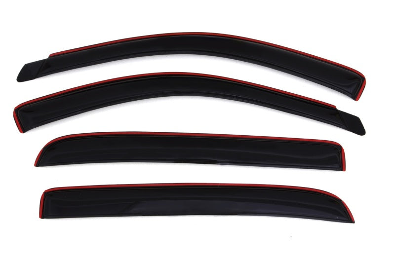 AVS 06-08 Dodge RAM 1500 Mega Cab Ventvisor In-Channel Front & Rear Window Deflectors 4pc - Smoke AVS Wind Deflectors  AXOPROS