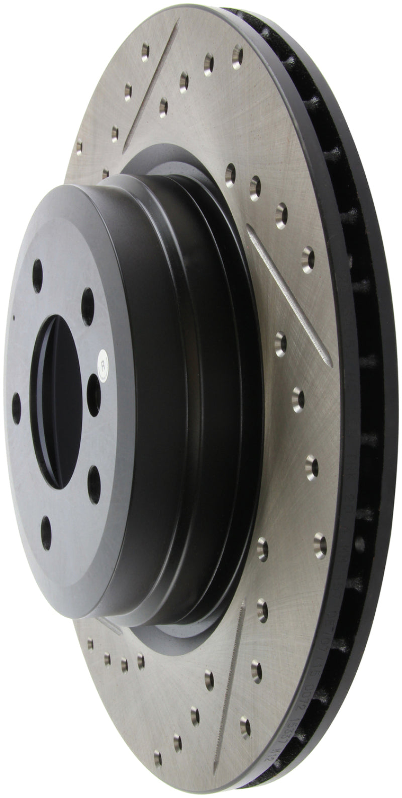 StopTech 06 BMW 330 / 07-09 BMW 335 Slotted & Drilled Right Rear Rotor Stoptech Brake Rotors - Slot & Drilled  AXOPROS
