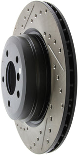 StopTech 06 BMW 330 / 07-09 BMW 335 Slotted & Drilled Right Rear Rotor Stoptech Brake Rotors - Slot & Drilled  AXOPROS