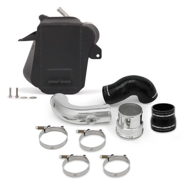 Mishimoto 2017+ Ford 6.7L Powerstroke Air-To-Water Intercooler - Micro-Wrinkle Black Mishimoto Intercoolers  AXOPROS