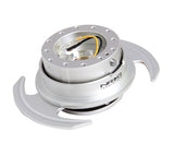 NRG Quick Release Kit Gen 3.0 - Silver Body / Silver Ring w/Handles NRG Quick Release Adapters  AXOPROS