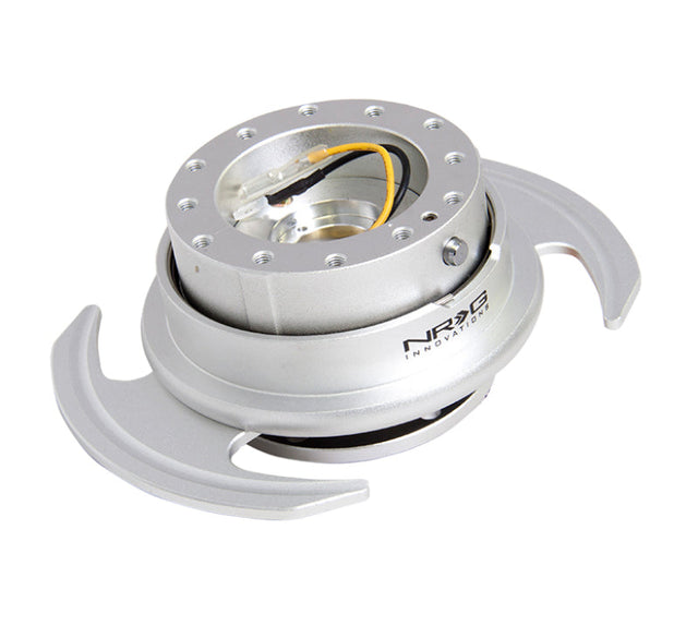NRG Quick Release Kit Gen 3.0 - Silver Body / Silver Ring w/Handles NRG Quick Release Adapters  AXOPROS