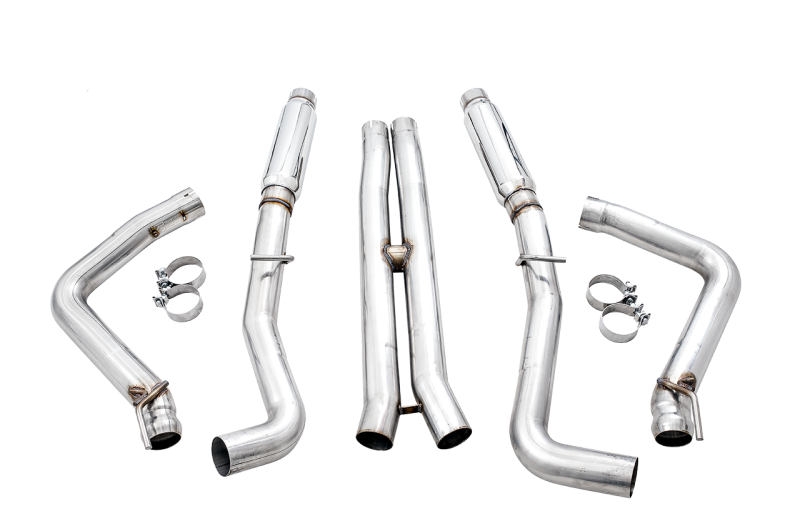 AWE Tuning 2015+ Dodge Challenger 6.4L/6.2L Supercharged Track Edition Exhaust - Use Stock Tips AWE Tuning Catback  AXOPROS