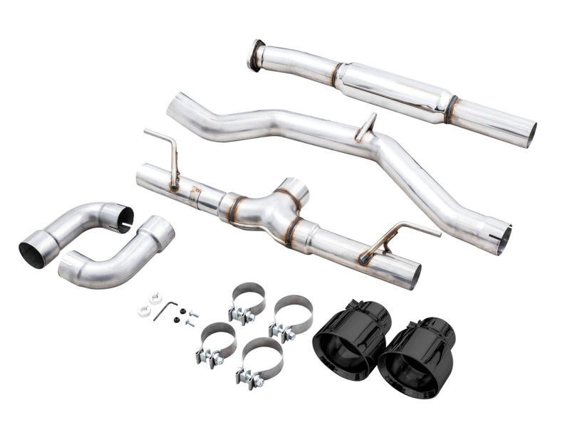 AWE Subaru BRZ / Toyota GR86 / Toyota 86 Track Edition Cat-Back Exhaust- Diamond Black Tips AWE Tuning Catback  AXOPROS