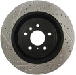 StopTech Infiniti G37 / Nissan 370Z SportStop Slotted & Drilled Front Right Rotor Stoptech Brake Rotors - Slot & Drilled  AXOPROS