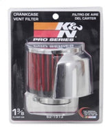 K&N 1.375in Flange ID x 3in OD x 2.5in Height Clamp On Crankcase Vent Filter K&N Engineering Air Filters - Universal Fit  AXOPROS