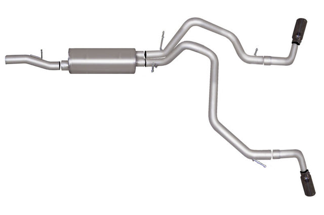 Gibson 15-19 Chevrolet Tahoe LS 5.3L 2.25in Cat-Back Dual Extreme Exhaust - Aluminized Gibson Catback  AXOPROS