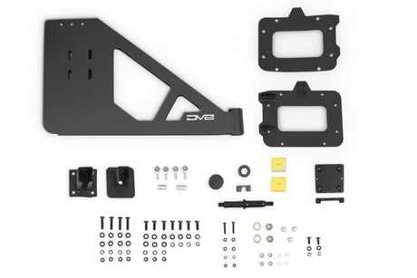 DV8 Offroad DV8 07-18 Jeep Wrangler (JK) Tire Carrier for MTO Bumper Chase Racks aftermarket performance part