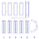 King Performance Main Bearing Set - Size STD King Engine Bearings Bearings  AXOPROS