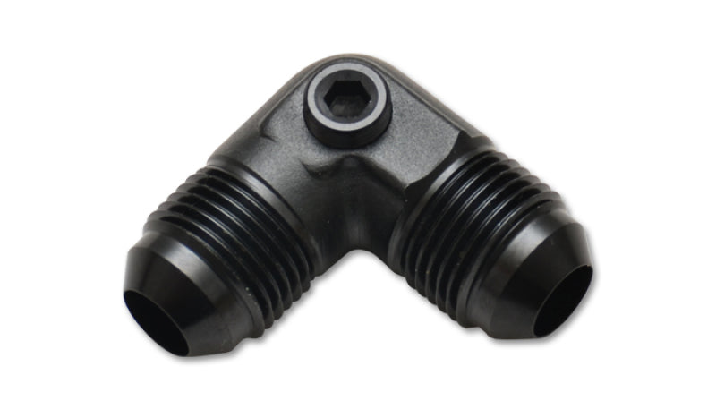 Vibrant -6AN to -6AN Male 90 Degree Union Adapter Fitting with 1/8in NPT Port Vibrant Fittings  AXOPROS