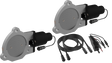 QTP 3.5in Bolt-On QTEC Dual Electric Cutout Valves - Pair QTP Exhaust Cutouts  AXOPROS