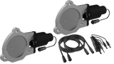 QTP 3.5in Bolt-On QTEC Dual Electric Cutout Valves - Pair QTP Exhaust Cutouts  AXOPROS