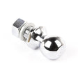 Rugged Ridge 2in Trailer Hitch Ball 1in Dia Shank Chrome Rugged Ridge Hitch Accessories  AXOPROS