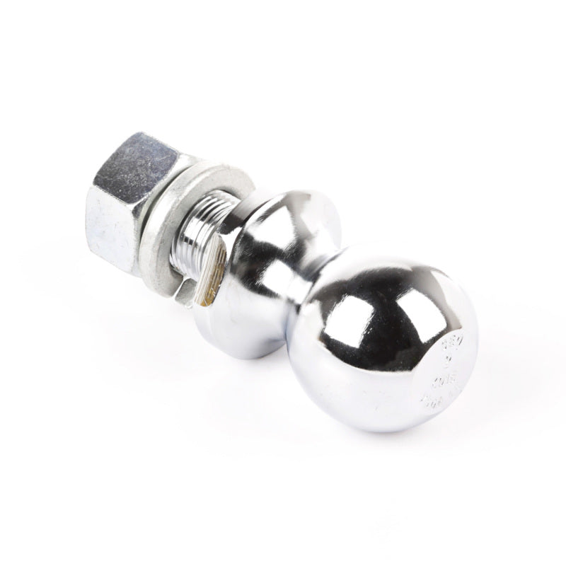 Rugged Ridge 2in Trailer Hitch Ball 1in Dia Shank Chrome Rugged Ridge Hitch Accessories  AXOPROS